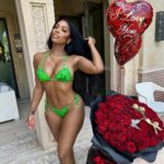 Porsha Williams Guobadia Instagram - 🌹Happy Wife Happy Life 🇦🇪🌹Mrs.Guobadias Hair: @gonakedhair ( Frontal & bundles sew-in) 📸 @iamsimonguobadia Dubai, United Arab Emirates
