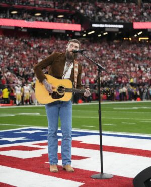 Post Malone Instagram - thank you so much 💕 @nfl @rocnation it was such a great time 🥹