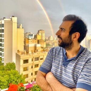 Poulad Kimiayi Instagram - افتخاری بود دیدن (سرکار خانوم) رنگین کمان در تهران آلوده فکر کنم از بچگی شما رو ندیده بوده ام 🌈