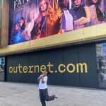 Precious Mustapha Instagram - We on a billboard baby! 💐🥹 Tottenham Court Road