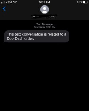 Preston Garcia Instagram - LMFAO these were ACTUAL messages from a Doordash yesterday and this is the FIRST thing that popped into my head when I read that lol. WHO SAYS “BEHIND THE DOOR” LMFAOOOO