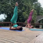 Priscila Buiar Instagram - Live de pratica de Yoga com @nandatuche ✨