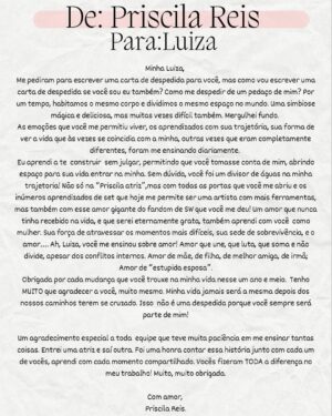 Priscila Buiar Instagram - Estão preparados para a nossa terceira temporada? E dando início aos preparativos, uma carta muito especial das nossas protagonistas para aquecer os corações de vocês e agradecer por tudo que aconteceu até aqui ❤️🥹🤏🏽