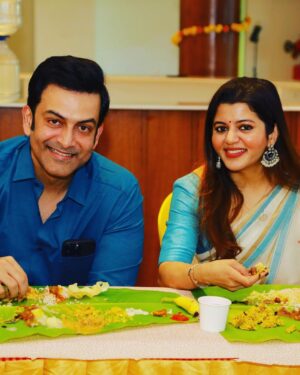 Prithviraj Sukumaran Instagram - Onam 2023🌸❤️🫶