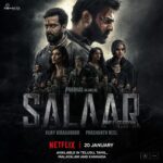 Prithviraj Sukumaran Instagram - Get ready for the action extravaganza 💥 #SalaarCeaseFire streaming on @netflix_in from Jan 20 in Telugu, Kannada, Malayalam & Tamil. #Salaar @actorprabhas #PrashanthNeel @hombalefilms @vkiragandur @chaluvegowda @shrutzhaasan @iamjaggubhai_ @sriya_reddy @ameaswarirao @brahms25 @garuda_ram_official @actorsimha @vajrang_shetty @chaluvegowda @hombalegroup @ravibasrur @bhuvanphotography @chalapathi477 @anbariv_action_director @kishorekotumphotography @kirtan.nadagouda @salaarthesaga