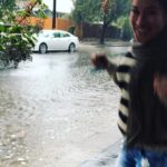 Q'orianka Kilcher Instagram - It’s raining 🐱 and 🐶 LA!!!! Loving it! ☔️💦😂 I’ll be needing a 🚣 to get to my car soon😂🤣 #lariver