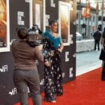 Q'orianka Kilcher Instagram - Had a wonderful time at the @pinocchiomovie premiere last night! What an amazing film! Thank you to my friend and stylist @dimitryl and @regardstylehouse for my stunning jumpsuit from @rccaylanatelierofficial so in love with this power suite 🙏🏽🫶🏽 😍🦋