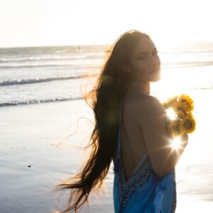 Q'orianka Kilcher Instagram - When the world told the caterpillar its life was over, the butterfly objected, “My life has just begun.” So grateful for another year around the sun🌻🙏🏽🦋. | 📸 by @joshuashultz