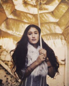 Q'orianka Kilcher Instagram - “There was beauty in the way she held her vulnerability: Brutally soft” - Elle. 🌸Little baby me☺️ I must’ve been about 15 years old when I did this shoot for a magazine. #throwbackthursday thank you for the beautiful poem @elle.poetry