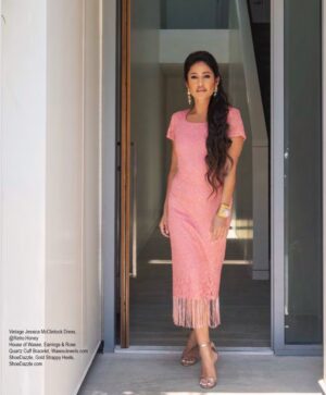 Q'orianka Kilcher Instagram - “Today know that you are smart, worthy, kind, beautiful and strong!” Absolutely loved doing this shoot and interview with @dimitryl for @regardmag. I hope you all can check it out online now! 😊 Thank you to the dream team glam squad 💄 Hair + Makeup @missvalnoble 👗 Styling @imicahsarai 
Dress vintage Jessica McClintock 🙏🏽💕 love you guys! #regardmagazine #regardstylehouse #photoshoot #diversity