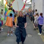 Róisín Murphy Instagram - I directed the music video for FADER in my hometown of Arklow, Co. Wicklow, on the 27th of May 2023 and what a day it was! 😃❤️🇮🇪 Please join me for its Premiere tomorrow at 5pm BST 🙌 #behindthescenes Spontaneous street party with music from the AMAZING Arklow Silver Band 🖤🖤🖤 #roisinmurphy #hitparade #fader #newmusic #musicvideo #arklow #cowicklow