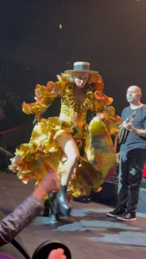 Róisín Murphy Instagram - Take your hands of hater, off my baby’s fader! When it comes to this song you can’t play it too long!! 🌀💋

#roisinmurphy #roisinmurphylive #hitparade #newsong