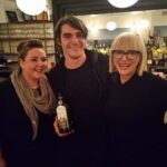 RJ Mitte Instagram - Great dinner with @michael.clofine but these ladies stole the show Loi Estiatorio