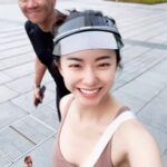 Race Wong Instagram - My life is all work and family I often don’t carve out time to #exercise to the point I have high cholesterol. So hubby says the best way to reduce it is to do cardio. Feels pretty good after my jog… 🙌🏼🙌🏼🙌🏼