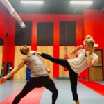 Rachael Taylor Instagram - Back at it with @jessennov - I’m obsessed with this stuff now, so he’s stuck with me!🥋