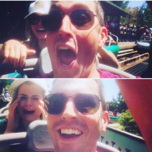 Rachael Taylor Instagram - Matterhorn before and after + that wet tire thingy 😂 💦DISNEYLAND with ultimate tour guide @ajyeend 🎉🎉🎉 #lovedit #takemeback #imfive