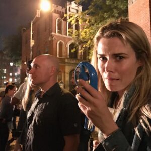 Rachael Taylor Instagram - .....And this is me losing the fight with NY summer humidity. 🤦🏼‍♀️ Shout out to our stunt coordinator Declan in the BG and just a wee peek of Hannah my stunt double hiding back there but she is the REALEST. 🙌
#bts #glamour 😂 #jessicajones 📷 @ekadarville