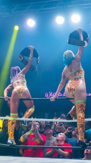 Rachel Kelvington Bostic Instagram - Who do you want to see #BFT take on next? Where do you want to see us? 

#blonde #blondeforcetrauma #motivationmonday #mondayvibes #wwe #nxt #wow #aew #wrestling #prowrestling #wrestlerex