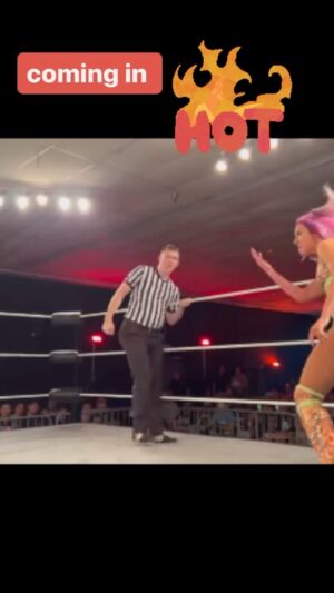 Rachel Kelvington Bostic Instagram - Coming in hot!!!! 🔥🔥

#monday #mondayvibes #mondaynightraw #wwe #aew #aewdark #prowrestling #womenswrestling #maryland #mcw #raycray