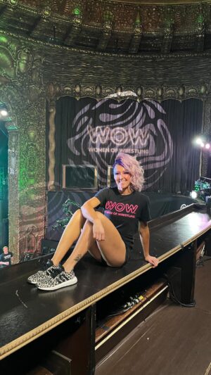 Rachel Kelvington Bostic Instagram - That’s a wrap! 
Thank you at WOW Universe for another Awesome round of tapings ! Can’t wait for the new season to start airing. 

#wow #womenofwrestling #womenswrestling #prowrestling #impact #wwe #aew #losangeles #california