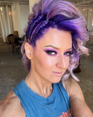 Rachel Kelvington Bostic Instagram - Our hair and make up team is top notch at WOW!!! 🤩🤩🤩🥺

Chantilly Chella is ready to Rave all day!
Make-up @nicolemarielevesque 
Hair @mama_n_loving_it_ is p
