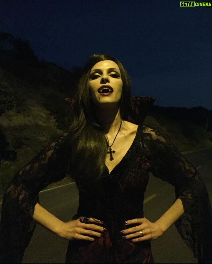 Rachel Roberts Instagram - Who’s ready for Halloween? 🩸🦇 Malibu, California
