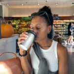 Rae Wynn-Grant Instagram - No pics from my bday yesterday except this one of me drinking a $15 latte that tasted like heaven & promised to make 37 the best year yet ✨💫