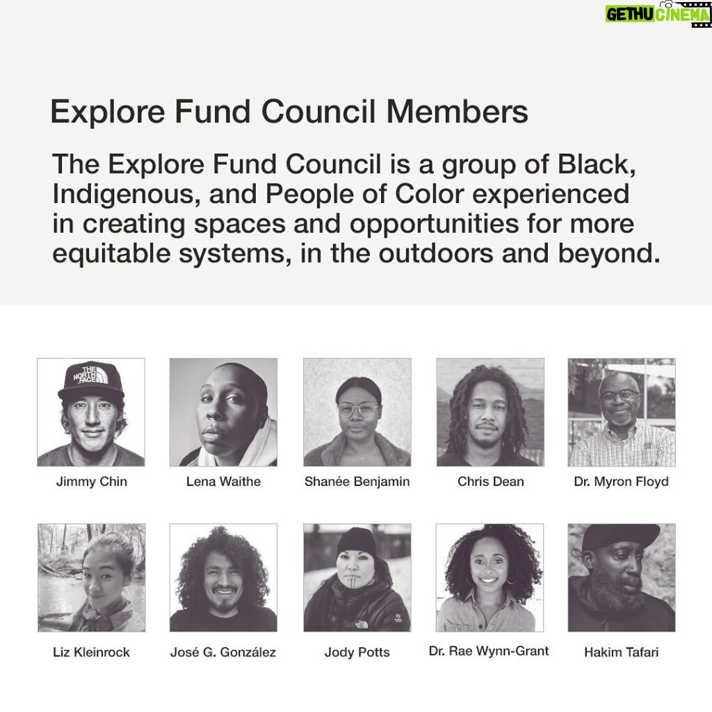 Rae Wynn-Grant Instagram - (Swipe to pic #10 for a smile 🥰) @thenorthface created the #ExploreFundCouncil in 2021 which brought me into deep work with some amazing activists, scholars, athletes, and personal heroes. All BIPOC and all dedicated to the movement for an inclusive and safe outdoor experience for all, we worked to create some practices that everyone (& every company) can use to help the efforts. AND even better, we got to allocate millions of dollars to nonprofit groups working to enhance the leadership of Black, Indigenous, and people of color in the outdoors. What an experience Big shout out to my council members @lenawaithe @jimmychin @hakstao @teachandtransform @iron.jody @shaneebenjamin @josebilingue #ChrisDean & #MyronFord for teaching me so much Biggest shoutout to my baby girl for being a timely @thenorthface model 🖤
