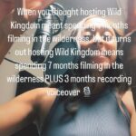 Rae Wynn-Grant Instagram - Go hard or go home (in the name of science) @wildkingdomtv @hearstmpg @nbc #ThroatLozengeQueen