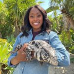 Rae Wynn-Grant Instagram - Usually being a brand ambassador means selling things, but with @wildkingdomtv being their brand ambassador means representing science & nature both on screen and off. From writing opinion pieces to responding to current events to fun photo shoots with @petergros, I’ve been working hard to expand what this “brand” means in an effort to maximize inclusion & diversity, and point us all toward environmental solutions. You can join too! Sign up for our newsletter at the link in the @wildkingdomtv bio ✌🏾🌱