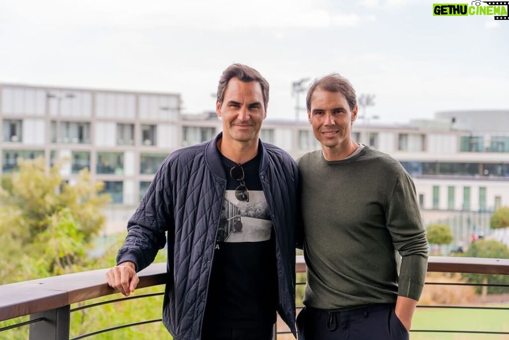 Rafael Nadal Instagram - Great to have you here with me today my friend. Thanks for the visit and hope to see you again very soon 🙏🏻 Rafa Nadal Academy