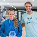 Rafael Nadal Instagram - An unforgettable day! ☺️ Following the 🏆 trophy ceremony of the @tenniseuropejuniortour 12 & Under Festival, the champions & finalists were greeted by @rafaelnadal! Rafa congratulated the players on their performances, expressed his hope that they had enjoyed their time at the @rafanadalacademy and encouraged them to keep working hard in the future. Congratulations! VAMOS‼️