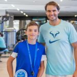 Rafael Nadal Instagram - An unforgettable day! ☺️ Following the 🏆 trophy ceremony of the @tenniseuropejuniortour 12 & Under Festival, the champions & finalists were greeted by @rafaelnadal! Rafa congratulated the players on their performances, expressed his hope that they had enjoyed their time at the @rafanadalacademy and encouraged them to keep working hard in the future. Congratulations! VAMOS‼️