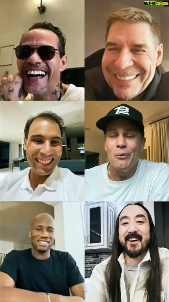 Rafael Nadal Instagram - What happened when we jumped on a video call with the E1 Team Owners 👀 @tombrady @rafaelnadal @marcanthony @didierdrogba @marceloclaure @steveaoki You’ve all thrown down the gauntlet. Now it’s time to back your words up on the water 🫡 #E1Series #ChampionsOfTheWater