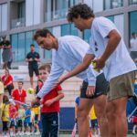 Rafael Nadal Instagram - Coaches, @rafanadalacademy players and @rafaelnadal himself have participated in the @rafanadal_school Sports Day. What a great experience for the kids! 😍 VAMOS‼️ Rafa Nadal Academy