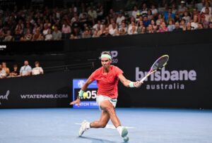 Rafael Nadal Instagram - Great night in Brisbane. Very happy for the win and into the quarterfinals tomorrow. Thanks to an amazing crowd and all the support around the world. Vamos ! 💪🏻
#brisbanetennis
