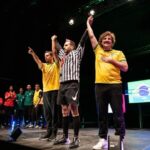 Rafael Pimenta Instagram - Campeões do Mundo! No último sábado eu e @notfakedaniel saímos vencedores do 1° Mundial de Improvisação, organizado pelos @instantaneosimpro no @coliseudosrecreios em Lisboa Me sinto muito feliz! Muito obrigado ao público que compareceu, à equipe do festival e aos colegas de cena @marco77graca @piolojuvera @nuno_fradique @forms007 @pvc1789 @ricardozarraga @ignacio.lopez.b @palomacordobaactriz @andreaagaetan Mico Pugliares @aflugom @leocaicedozaza @gustavomirandaa @gigiogiraldo Coliseu dos Recreios