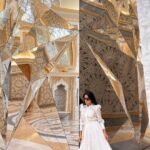 Rahma Riyad Instagram - من اروع ما شفت اليوم #في_أبوظبي قصر الوطن تحفة فنية 🤍😍 سؤال منو زار #ابوظبي قبل!! #FindYourPace #RahmaRiad | #رحمة_رياض Presidential Palace Qasr Al Watan Abu Dhabi
