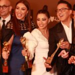 Rahma Riyad Instagram - ' بگد ما راح تتعب بالآخر لازم تحصد نجاح.. ولله الحمد أنا ثمرة نجاحي حصدتها بفضل مثابرتي ومحبتكم ودعمكم.. سعيدة جدأ بهذا التكريم.. شكرًا الموركس دور✨ ‏@murexdor | #Murexdorinternational‬⁩ 2022 شكرًا لكل شخص صوت لأغنيتي #الكوكب 🪐.. أحبكم ❤️ ‏Makeup @patriciariga ‏Hairstyle @salon.andregureghian ‏Outfit by @nemer_saade ‏Jewelry @yeprem ‏Styled by @sara8barakat ‏‎‏Photographer @zobiansaadofficiall ‏Thanks🤍! ‏‎#رحمة_رياض | #RahmaRiad #Murexdor2022 | #Murexdor Atlantis, The Palm
