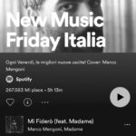 Raige Instagram - Today is a good day ☀️ Oggi esce #MateriaTerra di @mengonimarcoofficial e io sono orgoglioso e onorato di aver partecipato, con le mie parole, a due splendide canzoni ❤️‍🔥 Le trovate in due versioni diverse, con e senza featuring, rispettivamente di @sonolamadame e @gazzelle__ #MiFiderò scritta con @riccardoscire, @tmtonymaiello e Marco #IlMenoPossibile scritta con @aaandreapula, @simone.cremonini.9, @d.whale e Marco. Grazie alla mia squadra ❤️ @warnerchappellmusicitaly @mr.lodaloda @cvltomusicgroup @janiranoa Turin, Italy