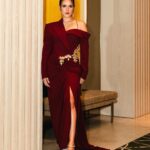 Raisa Andriana Instagram - My look for The Grammys! Makeup // @archangelachelsea @lancomeofficial Styled // @ivanteguhsantoso Dress // @digo.designs Accesories // @tuloladesigns