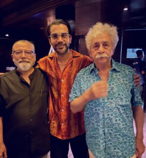 Rajkummar Rao Instagram - 🙏❤️❤️ With the Legends. @naseeruddin49 sir and #PankajKapur sir.