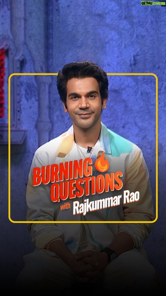 Rajkummar Rao Instagram - @rajkummar_rao answers your Burning Questions, right from his character sporting the 90s hairstyle to how often he uses IMDb and so much more! 🔥💛 🎬: Guns And Gulaabs | Netflix