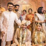 Ram Charan Instagram - Dearest @ImSharwanand and Rakshitha congratulations on embarking on a new chapter in life! May it be filled with joy and happiness ❤️🤗
