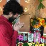 Ram Charan Instagram - Happy Ganesh Chaturthi !!🙏. Happy birthday Dad😍