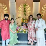 Ram Charan Instagram - Happy Ganesh Chaturthi !!🙏. Happy birthday Dad😍