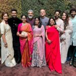 Ram Charan Instagram - Oscar Love ❤️ #oscar2023 Thank you @ssrajamouli Garu & family We are here for India 🇮🇳 #jaihind Dream team @nikitajaisinghani for styling ram @sandysartistry hair and make up @jayantireddylabel my saree @binagoenkaofficial my exquisite jewels @arifminhaz photos @magic.energy spiritual balance @swamynathkorlapati & @prashanthkunchapu biggest support.