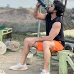 Ram Charan Instagram - All set for my upcoming schedule 👍🏼 - workout has no vacation !