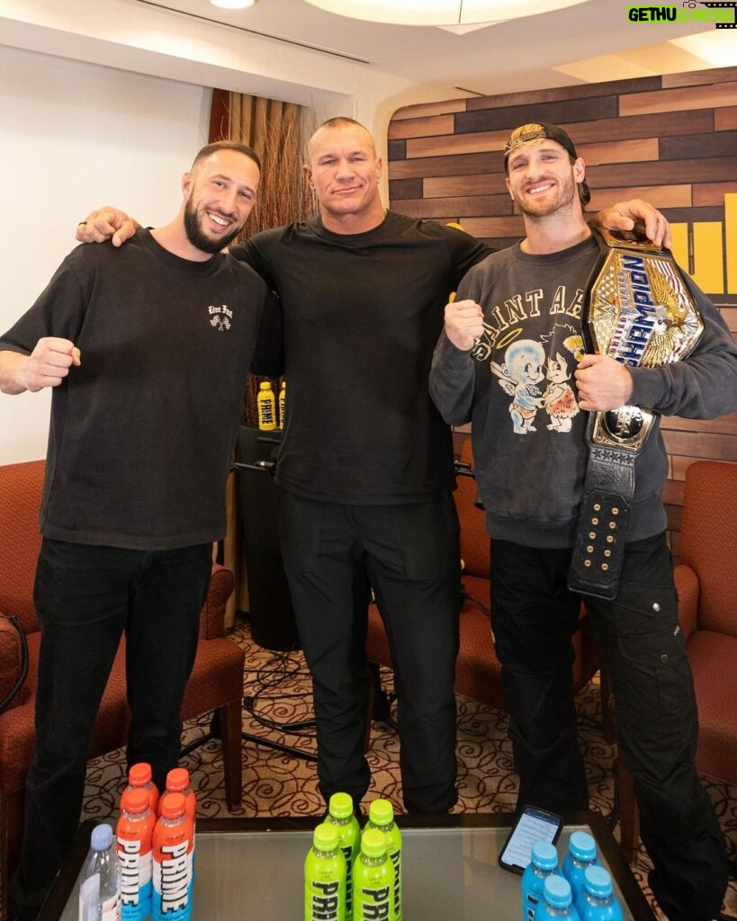 Randy Orton Instagram - 14x WWE Champion @randyorton joins the boys to discuss how he created the RKO, rivalry vs John Cena, getting blackballed from WWE by Vince McMahon, if he’s the GOAT, hilarious Brock Lesner & Triple H stories, being an a**hole, hatred for Dominik Mysterio, RKO’ing fans in public & more… #randyorton #loganpaul #wwe #podcast #rko SmackDown