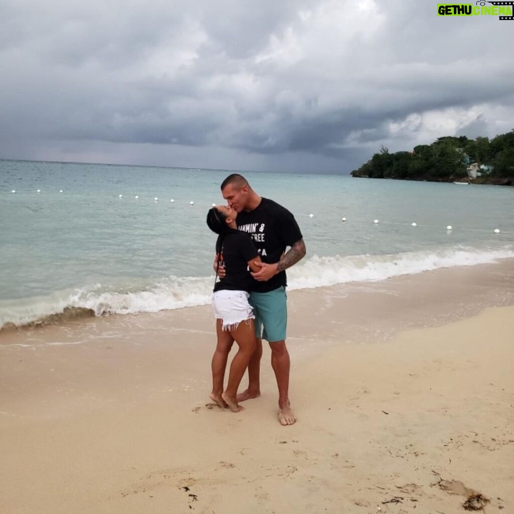 Randy Orton Instagram - Today’s a special day because 35 years ago my wife @kim.orton01 was born. I just happen to have the same Bday so makes things extra cool. Happy Birthday Kim. Been everywhere with you but plan on taking you to many more amazing places. After the quarantine of course. #borabora #thailand #maldives #jamaica